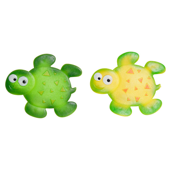 Tappeto da bagno DKD Home Decor Giallo Verde PVC Tartaruga (2 pcs) (11.5 x 1 x 10 cm) - zannishop