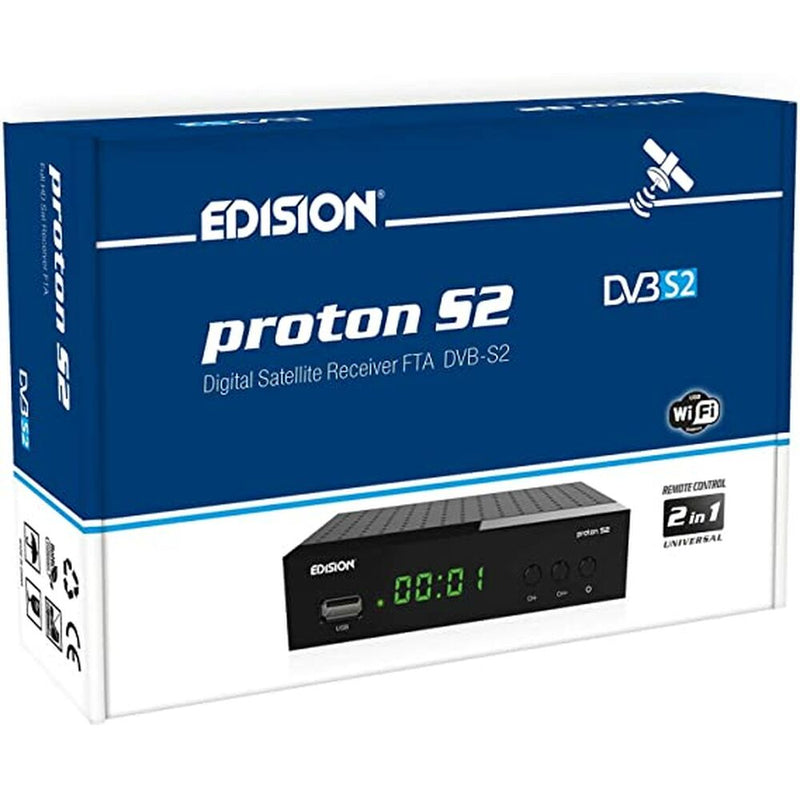 Receiver satellite Edision Proton S2 (reconditionné b)