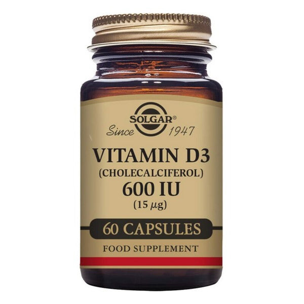 Vitamin D3 (Cholecalciferol) Solgar 600 iu (60 Kapseln)