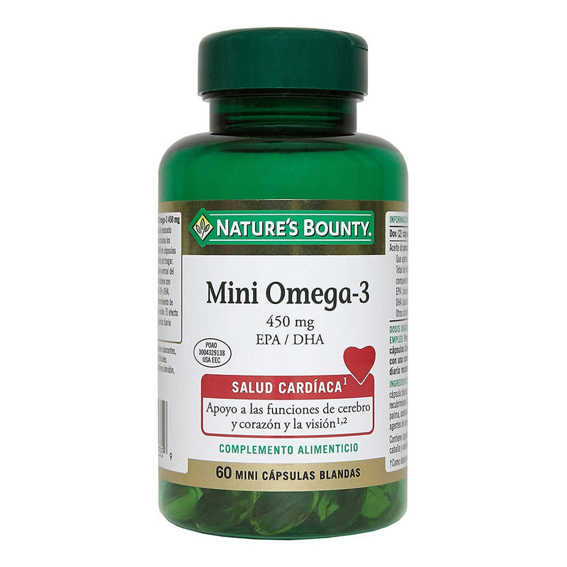 Mini Omega-3 EPA/DHA-3 Nature's Bounty (60 Capsule)