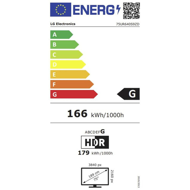 Televisione LED LG 75UR640S0ZD.AEU      75"