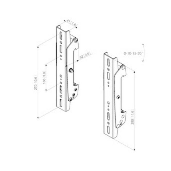 Support télévisé PFS 3302 de Vogel