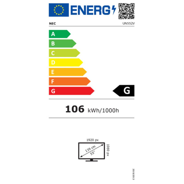 Monitor VIDEOWALL NEC UN552V 55"