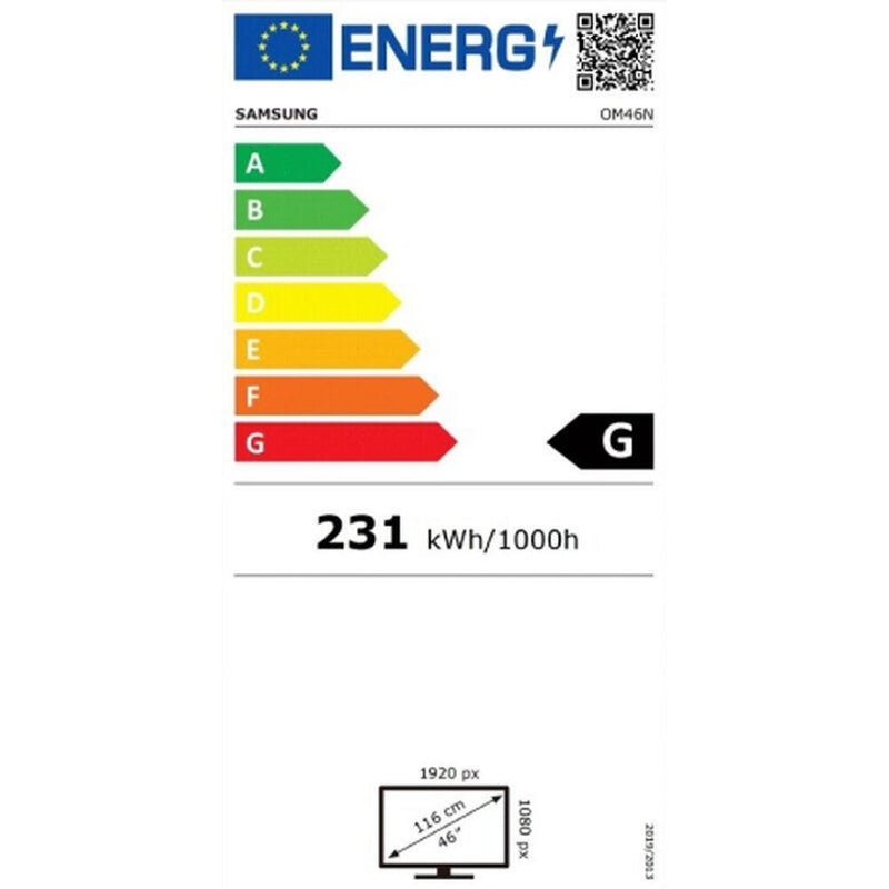 Monitor Videowall Samsung LH46OMNDPGB/EN LED 46"