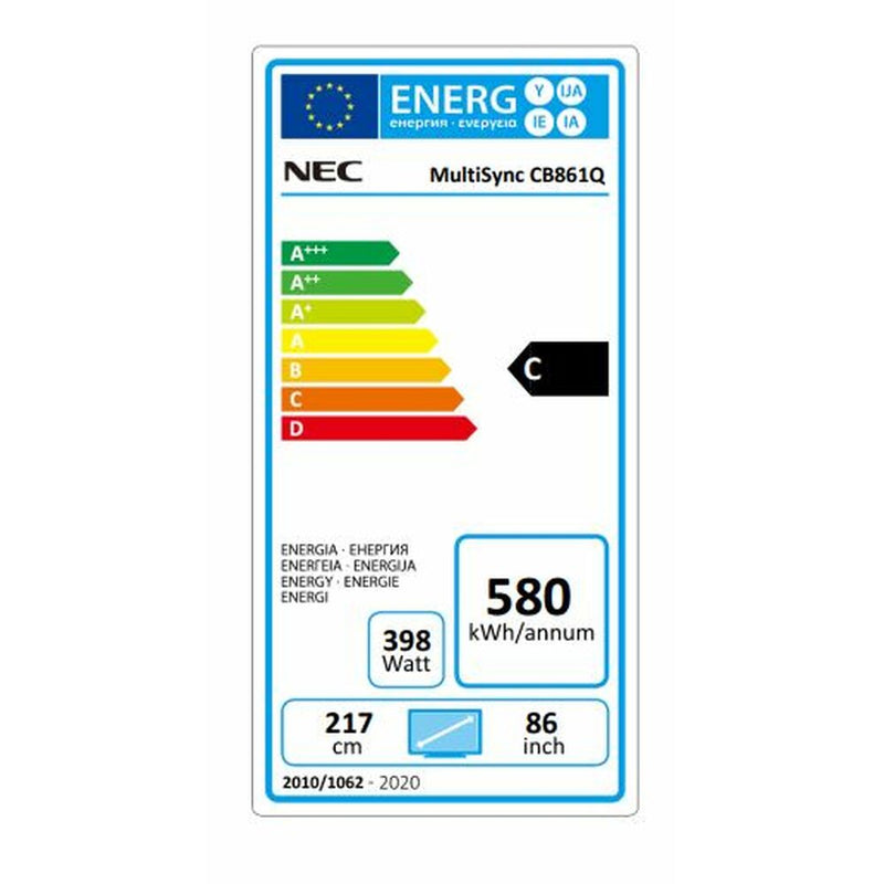 NEC CB861Q Télévision