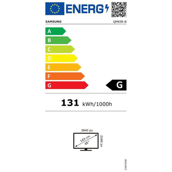 Monitor Videowall Samsung LH65QMRBBGCXEN 65"