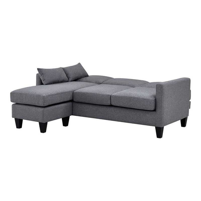 Astan Hogar Chaise Lounge Sofá gris cama