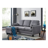 Astan Hogar Chaise Lounge Sofá gris cama