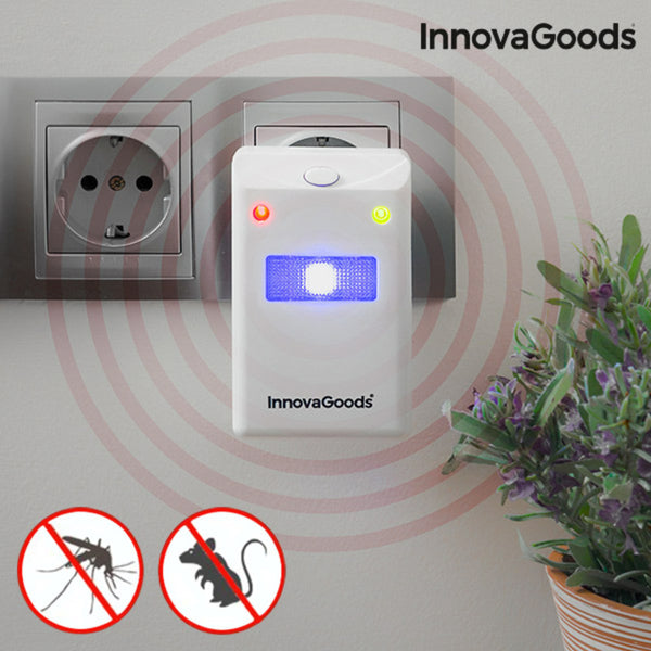 Ahuyentador de Insectos y Roedores con LED InnovaGoods