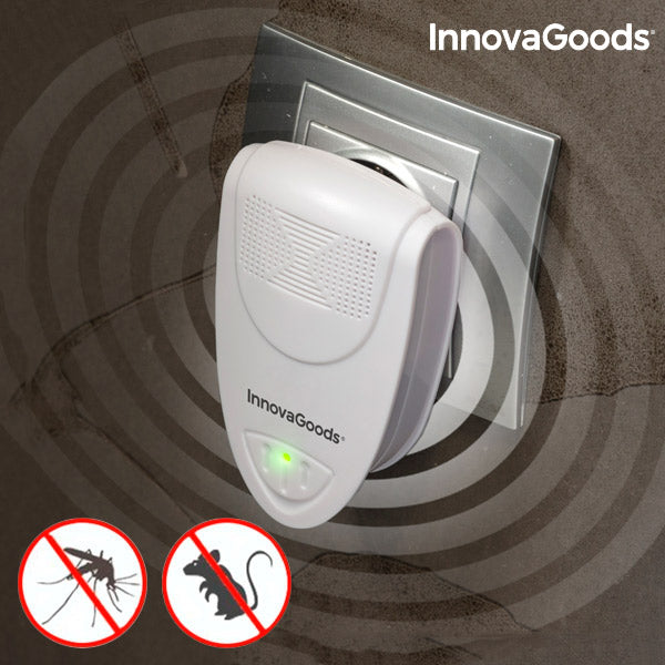 Ahuyentador Ultrasónico de Insectos y Roedores Mini InnovaGoods