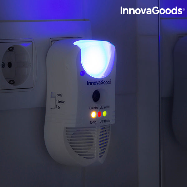 Ahuyentador de Plagas con LED y Sensor 5 en 1 InnovaGoods