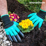 Guantes de Jardinería con Garras para Cavar InnovaGoods