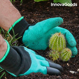 Guantes de Jardinería con Garras para Cavar InnovaGoods