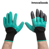 Guantes de Jardinería con Garras para Cavar InnovaGoods