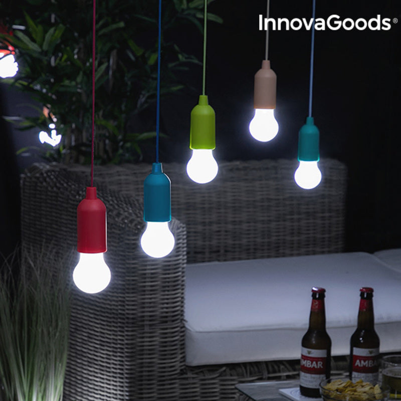 Tragbare LED -Glühbirne mit Innovagoods -Seil