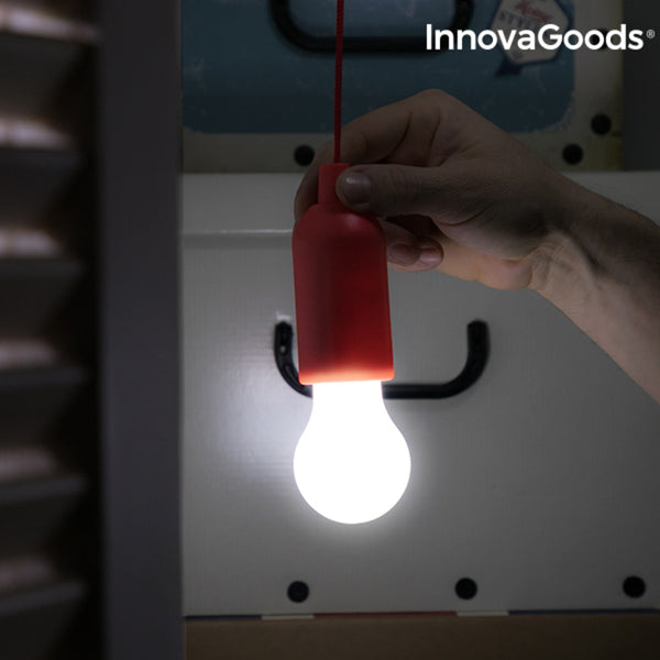 Tragbare LED -Glühbirne mit Innovagoods -Seil