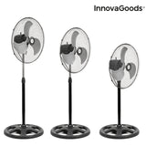 Industrial Ground Fan Innovagoods Ø 45 cm 75W Schwarz