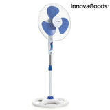 Ventilatore da Terra InnovaGoods Ø 40 cm 50W Bianco Blu