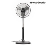 Ventilatore da Terra Oscillante 360° InnovaGoods Ø 30 cm 60W Nero