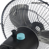 Ventilatore da Terra Oscillante 360° InnovaGoods Ø 30 cm 60W Nero