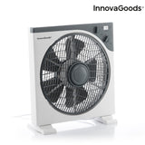 InnovaGoods Box Bodenventilator Ø 30 cm 50 W Weißgrau