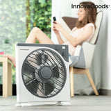 InnovaGoods Box Bodenventilator Ø 30 cm 50 W Weißgrau