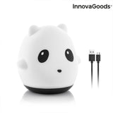 Panda innovagoods panda silicone rechargeable lampe tactile