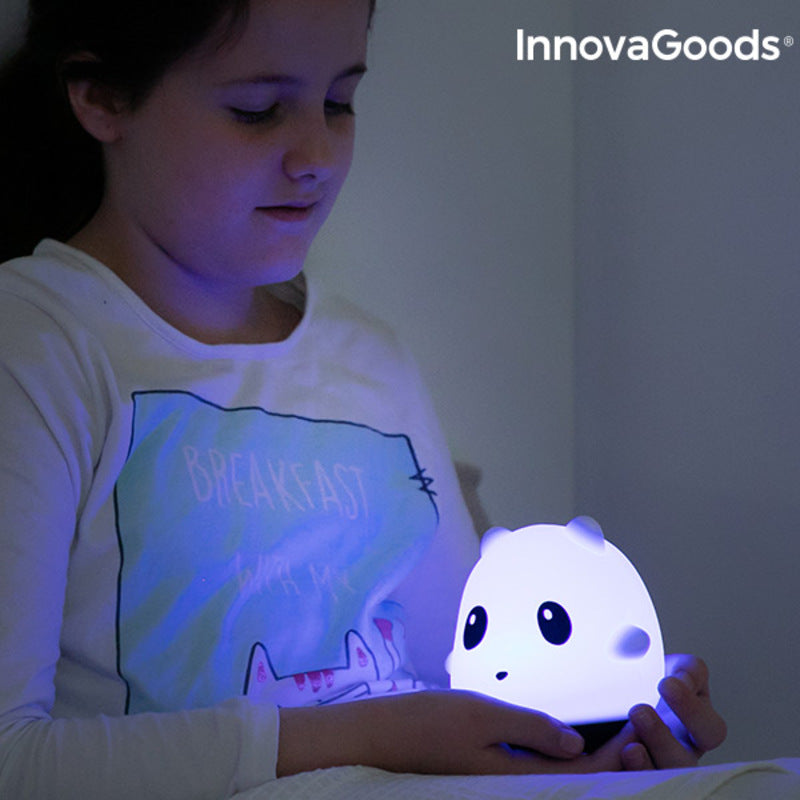 Panda innovagoods panda silicone rechargeable lampe tactile