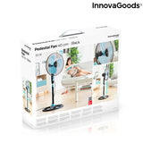 Ventilatore a Piantana InnovaGoods Ø 40 cm 50W Grigio blu