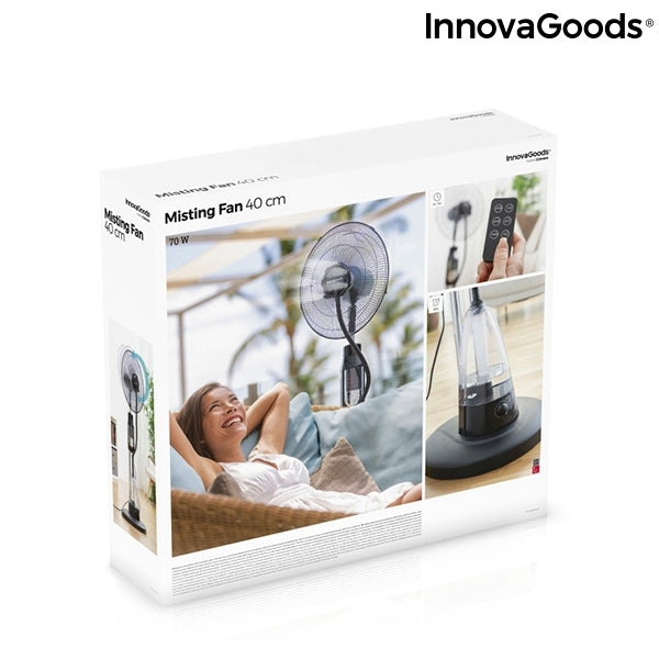 Standventilador und -vernebler mit Fernbedienung InnovaGoods Ø 40 cm 70W