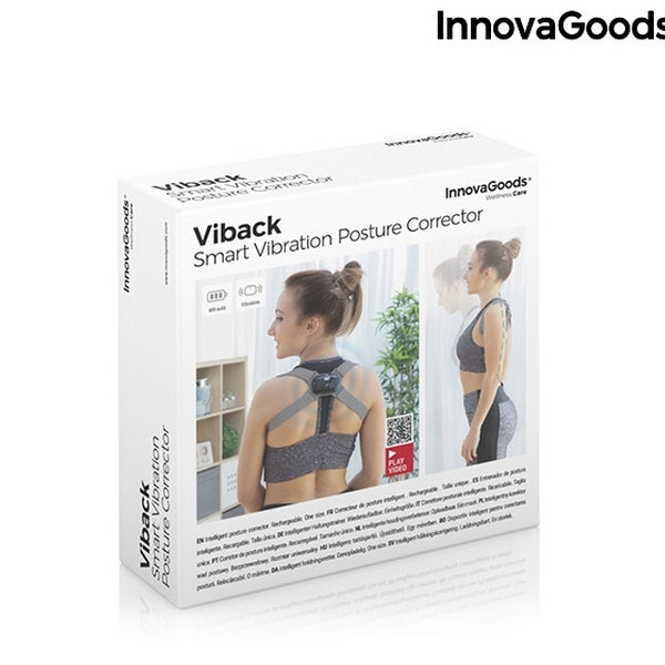 Traineur de posture rechargeable intelligent avec vibration viback innovagoods