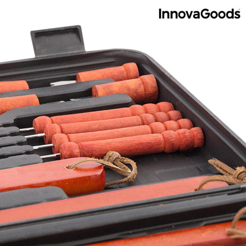 Valigetta Barbecue Barbecase InnovaGoods IG116868 18 Pezzi (Ricondizionati A+)