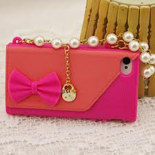 Funda iPhone 4/4S Bolso con Perlas Gadget and Gifts