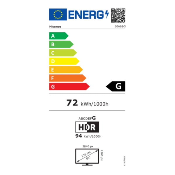 Smart TV Hisense 50A6B 50" 4K ULTRA HD LED WIFI