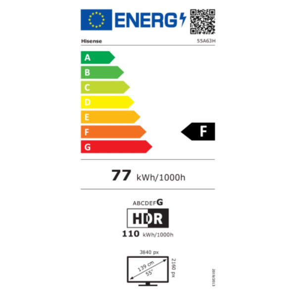 Smart TV Hisense 55A63H 55 "4K Ultra HD DLED WiFi