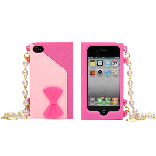 Funda iPhone 4/4S Bolso con Perlas Gadget and Gifts