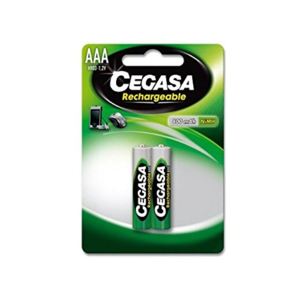 Cegasa HR03 800 mAh wiederaufladbare Batterien (2 UDs)