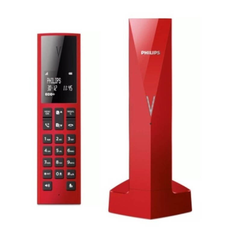 Telefono Senza Fili Philips M3501R/23 Rosso Retroilluminato 1,8" (Ricondizionati A)