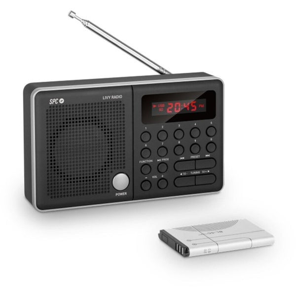 Transistor-Radio Ultimate Design AM/FM-Tuner 600 mAh Schwarz