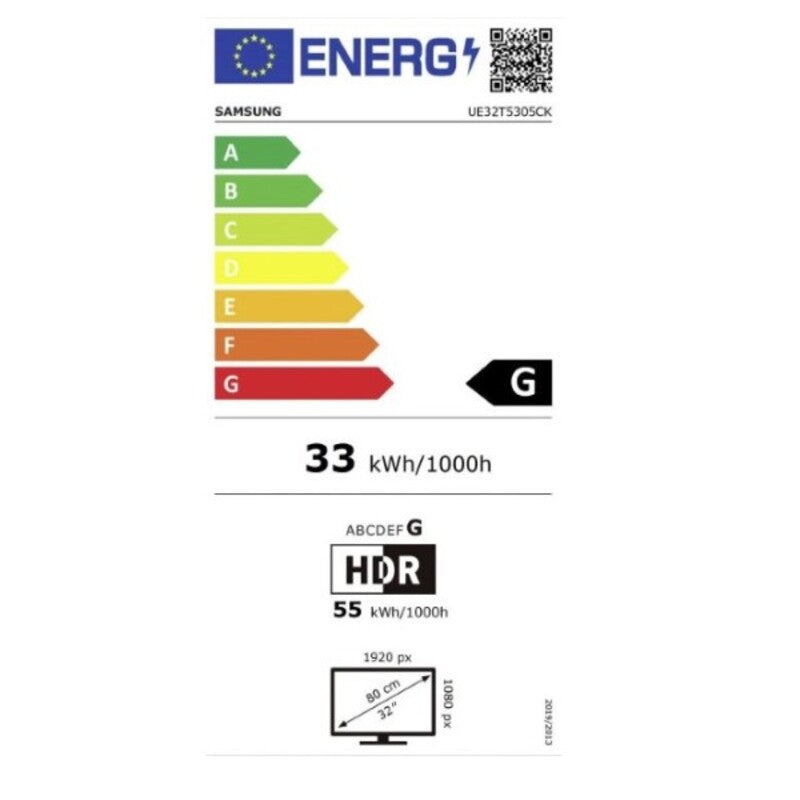 Smart TV Samsung UE32T5305 32 "Full HD LED WiFi Black