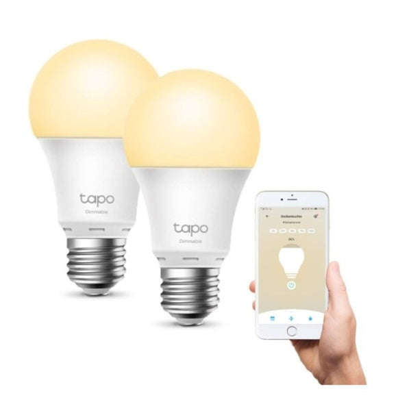 Bombilla LED inteligente TP-Link Tapo L510E Wifi 8.7 W E27 60 W 2700K (2 UDS)